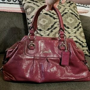 Plum Coach Satchel In Really Good Used Condition
